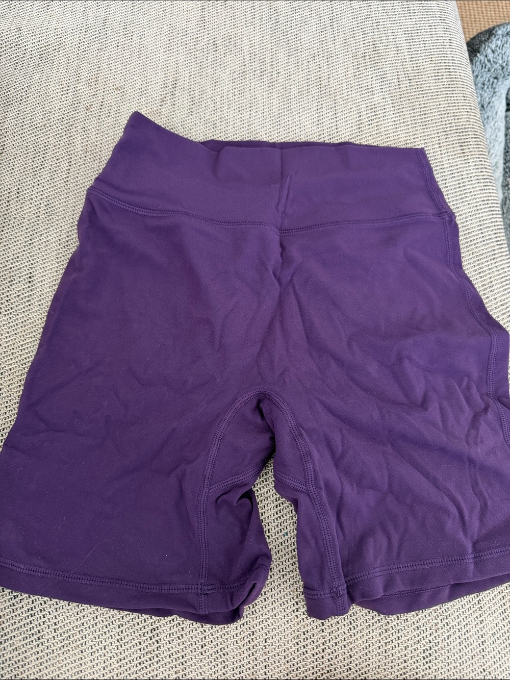 BuffBunny Deep Purple High-Waist Bike Shorts